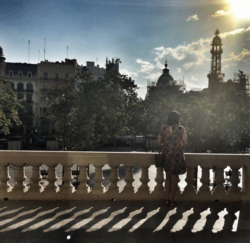 Processed with Snapseed. Town Hall Balcony