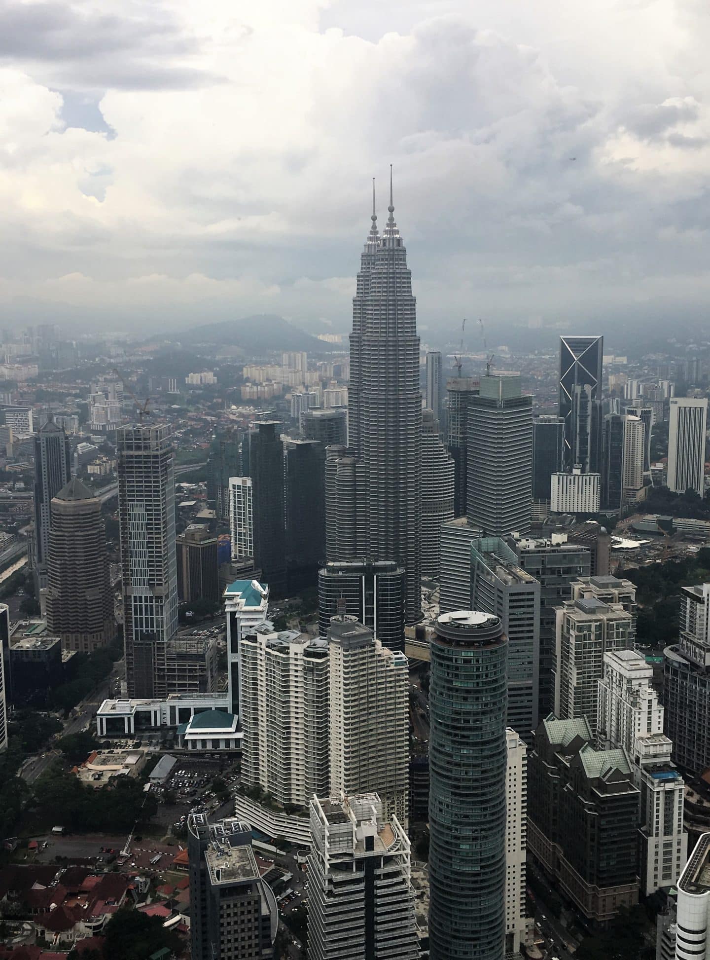 Petronas Towers from Menara Kuala Lumpur