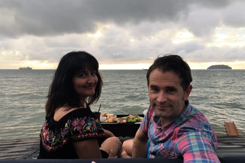 Bejal & Will at Sunset Bar