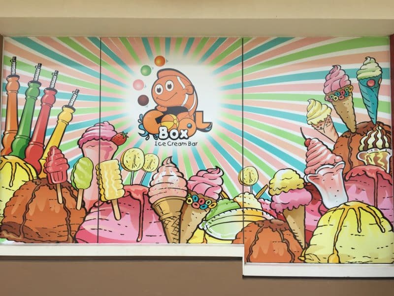 Icecream box murial