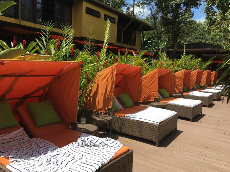 The super swish Nayara Resort Nayara , Arenal, Costa Rica The super swish Nayara Resort Lap pool Cabana