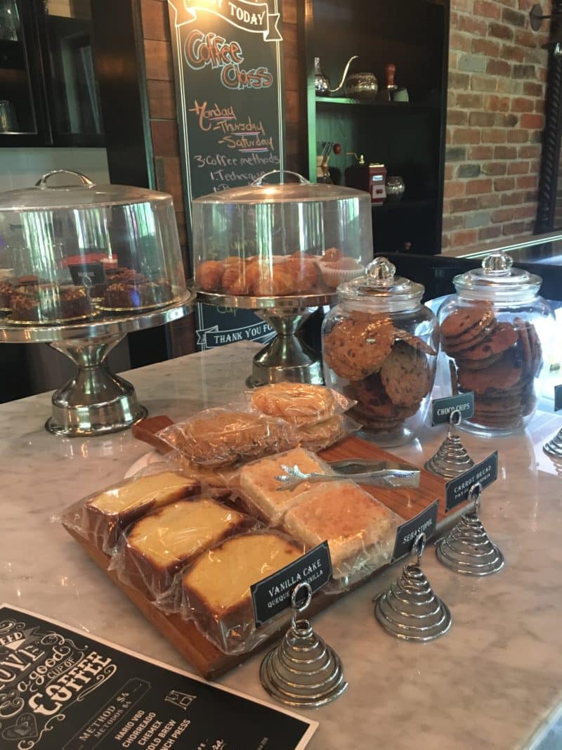 The super swish Nayara Resort Nayara , Arenal, Costa Rica The super swish Nayara Resort cakes in coffee shop