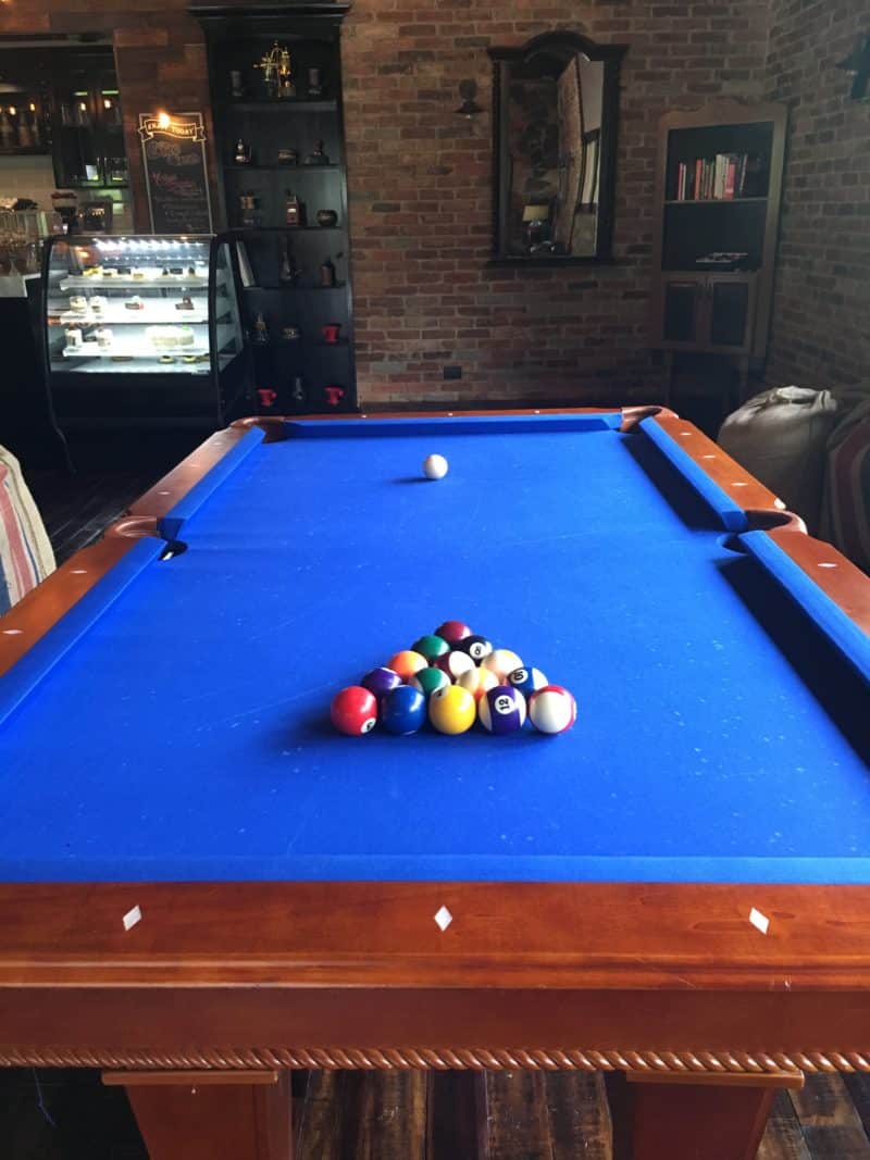 The super swish Nayara Resort Nayara , Arenal, Costa Rica The super swish Nayara Resort Snooker table