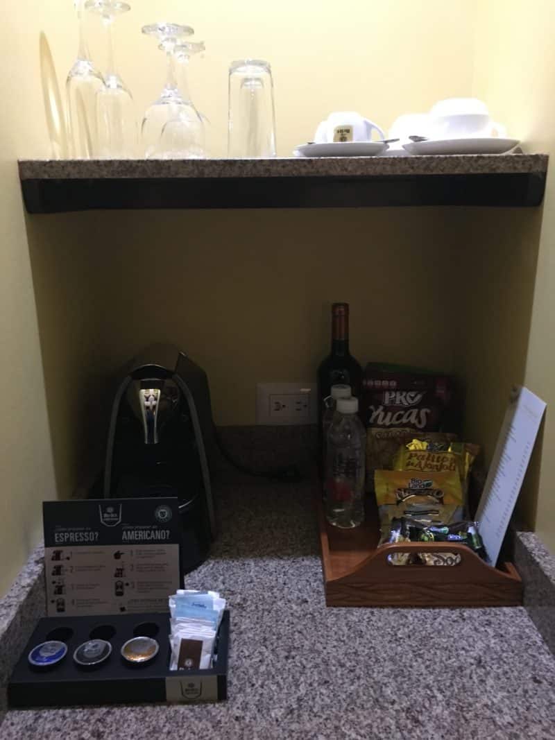 The super swish Nayara Resort Nayara , Arenal, Costa Rica The super swish Nayara Resort Mini-bar snacks