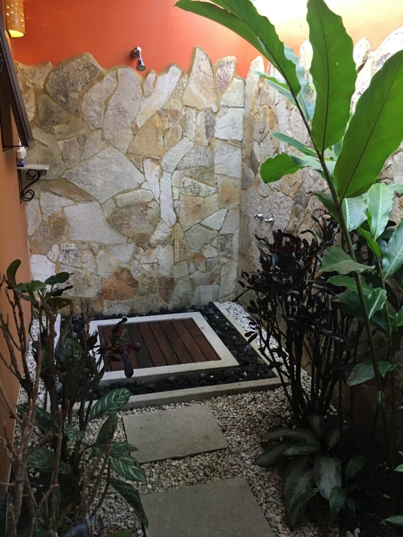 The super swish Nayara Resort Nayara , Arenal, Costa Rica The super swish Nayara Resort Outdoor shower