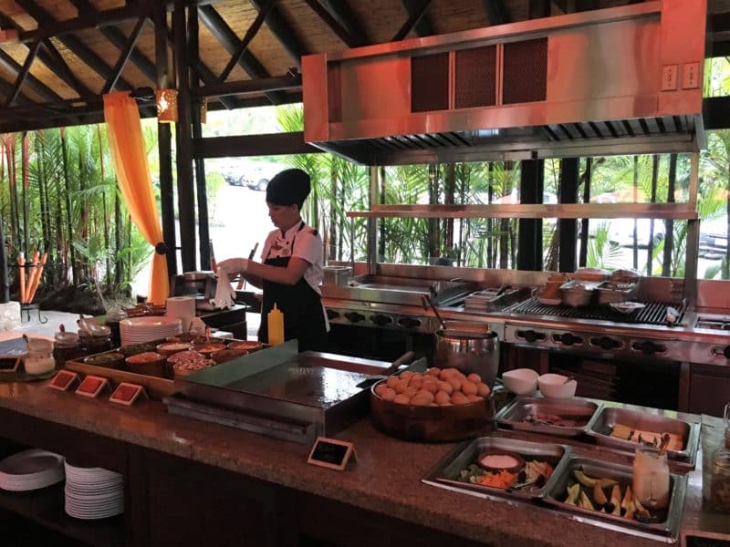 The super swish Nayara Resort Nayara , Arenal, Costa Rica The super swish Nayara Resort Omelette chef