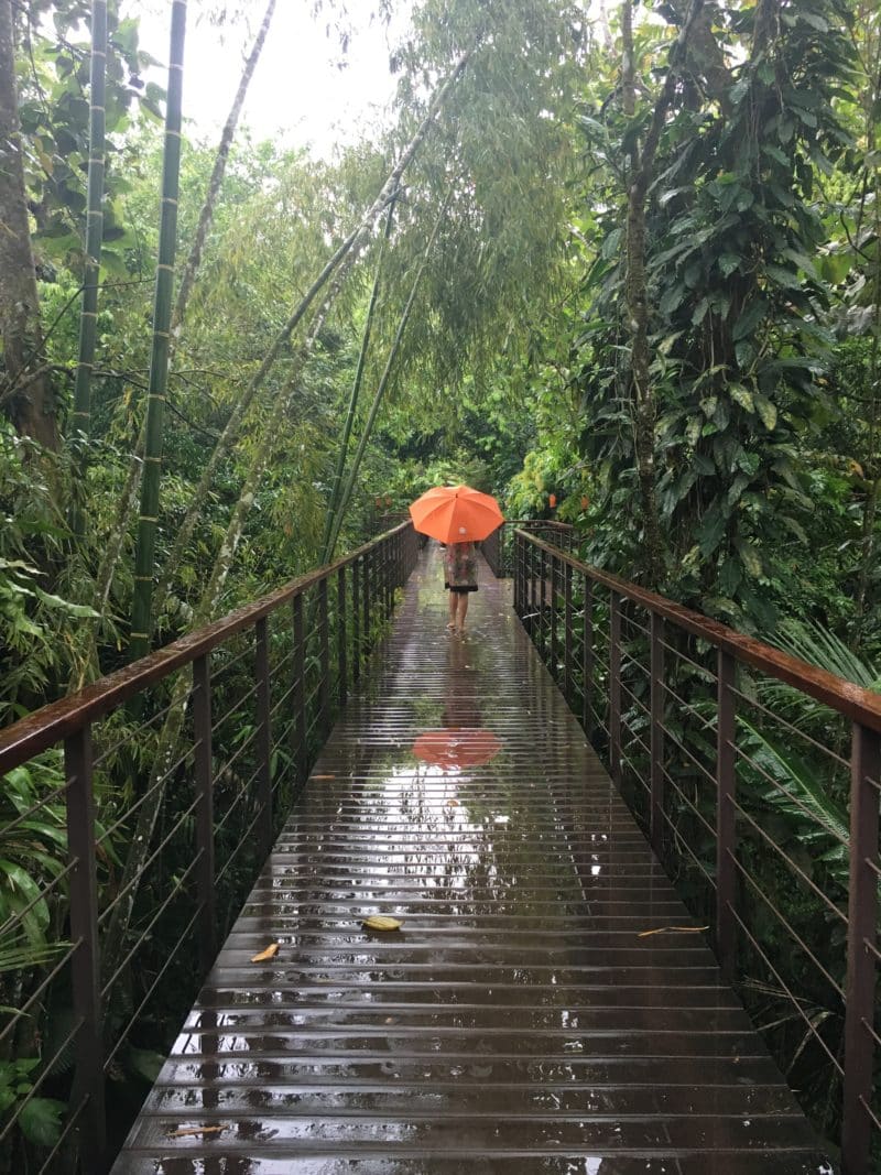 The super swish Nayara Resort Nayara , Arenal, Costa Rica The super swish Nayara Resort The footbridge