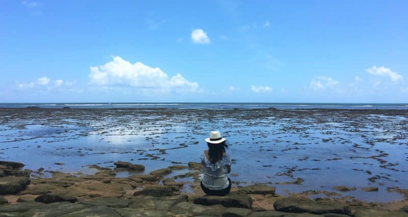 Dreamy fishing village relaxation at Praia do Forte, Brazil