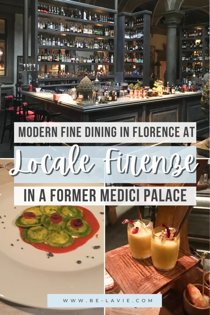 Locale Florence Pinterest Pin with 3 images overlayed with text