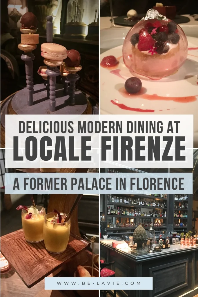Locale Florence Pinterest Pin with 4 images overlayed with text