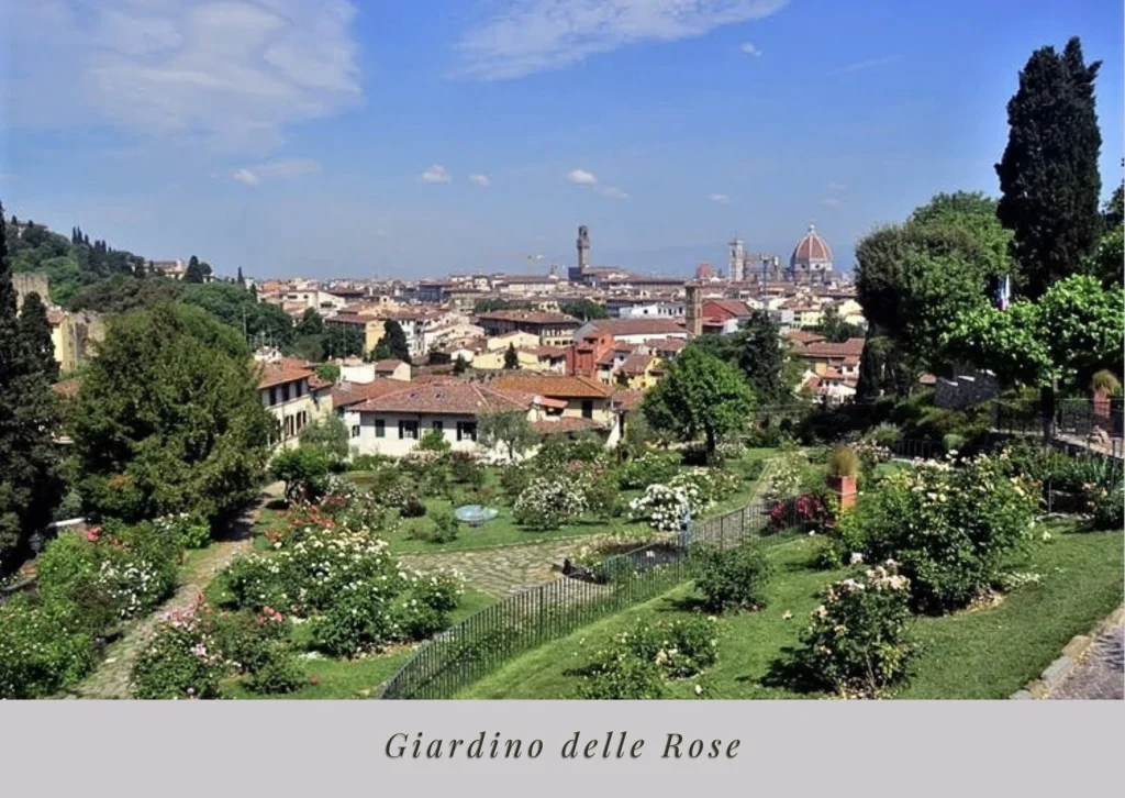 Postcard worthy views of Florence: Giardino delle Rose