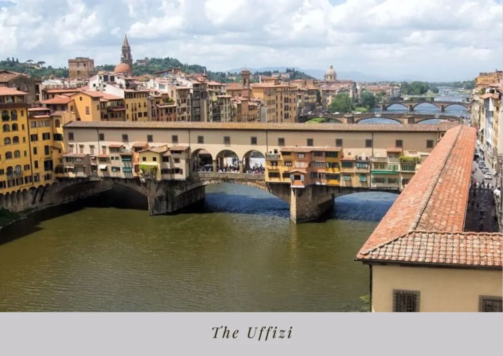 Postcard worthy views of Florence: The Uffizi Gallery