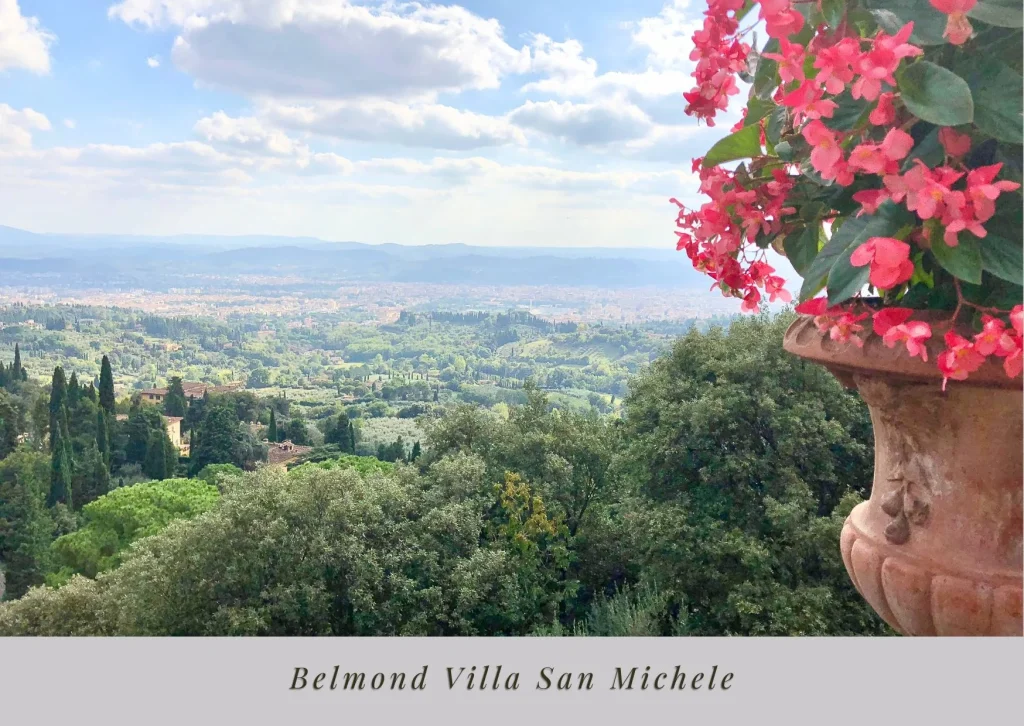 Postcard worthy views of Florence : Belmond Villa San Michele 