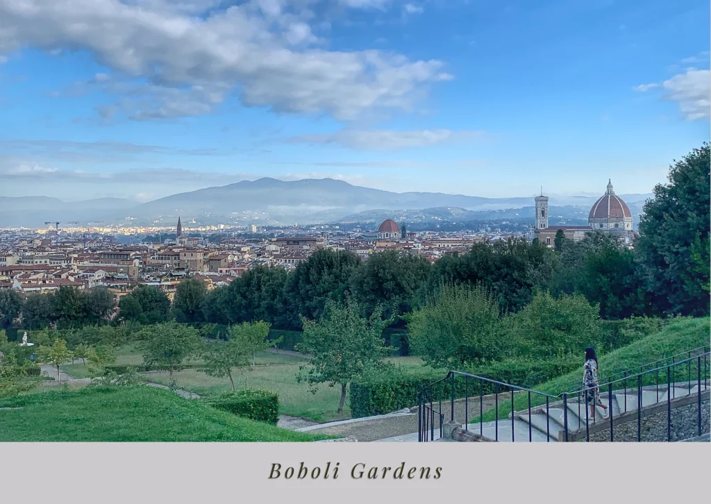 Postcard worthy views of Florence : Boboli Gardens