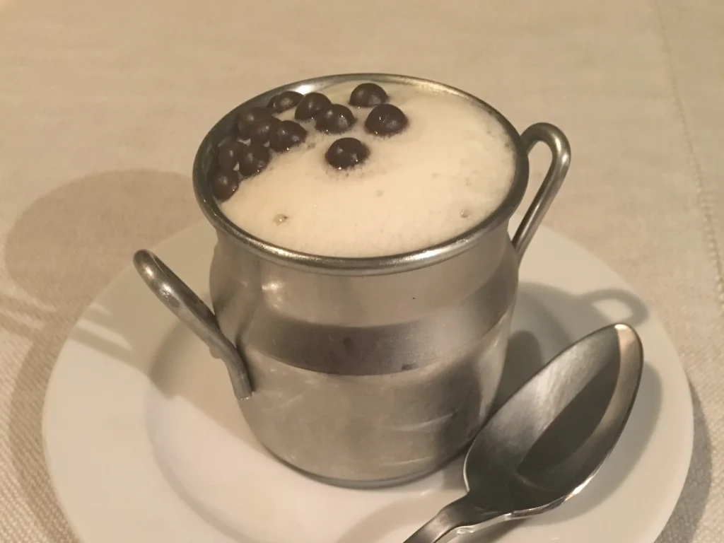 Foam Palette Cleanser at il Locale Restaurant, Florence