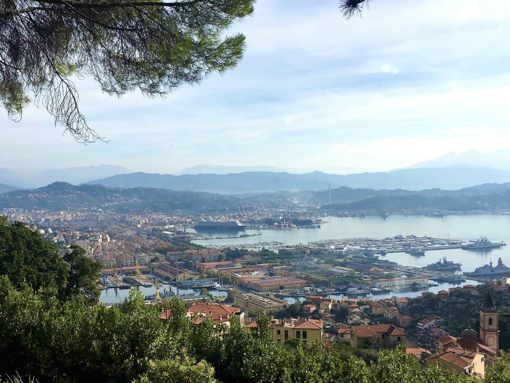 La Spezia Panoramic Image, of rooftops