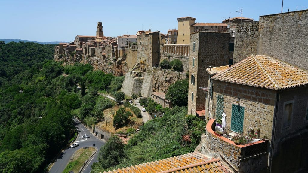 Tuscany's Medieval Towns: Pitigliano walled old centre