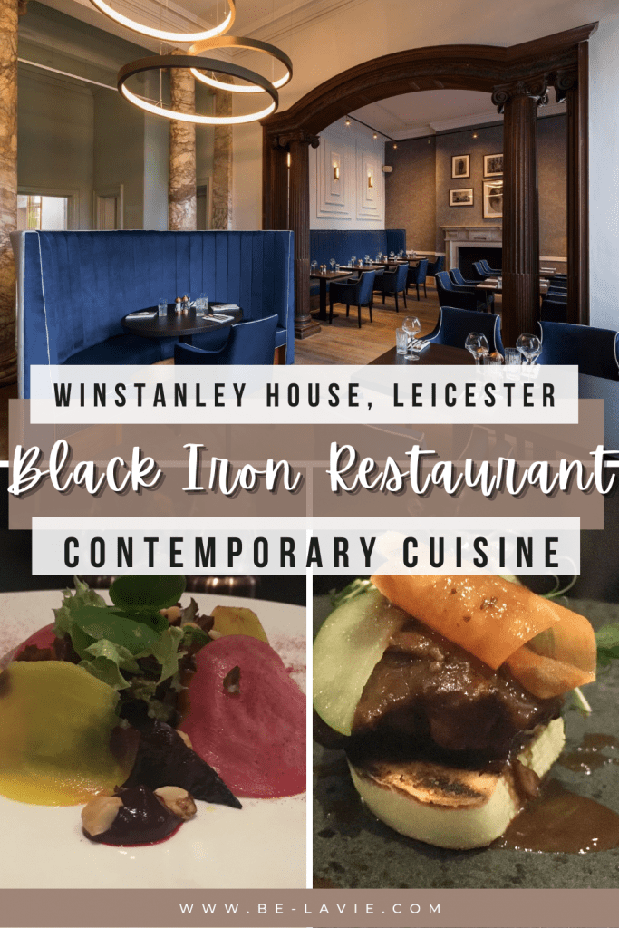 Black Iron Restaurant at Winstanley House Pinterest Pin