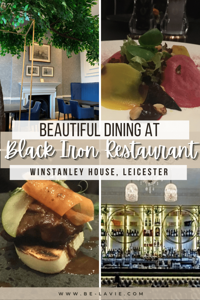 Black Iron Restaurant at Winstanley House Pinterest Pin