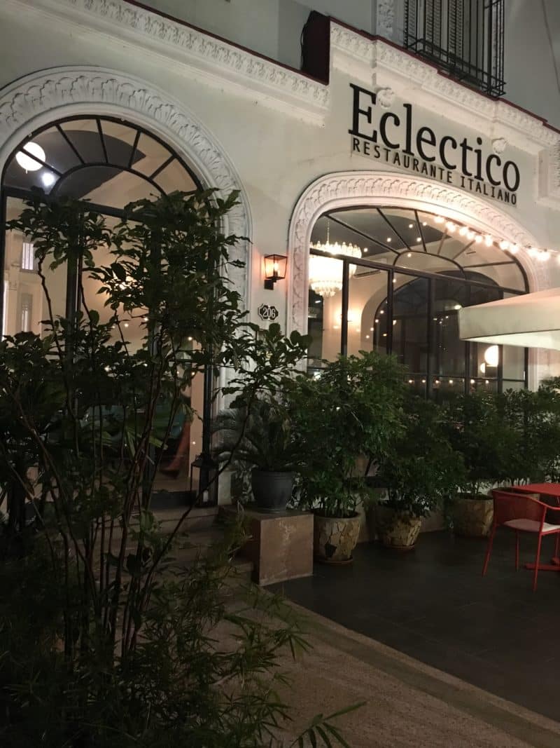 Eclectico at Paseo 206: A fusion of Italian and Cuban flavours in Havana