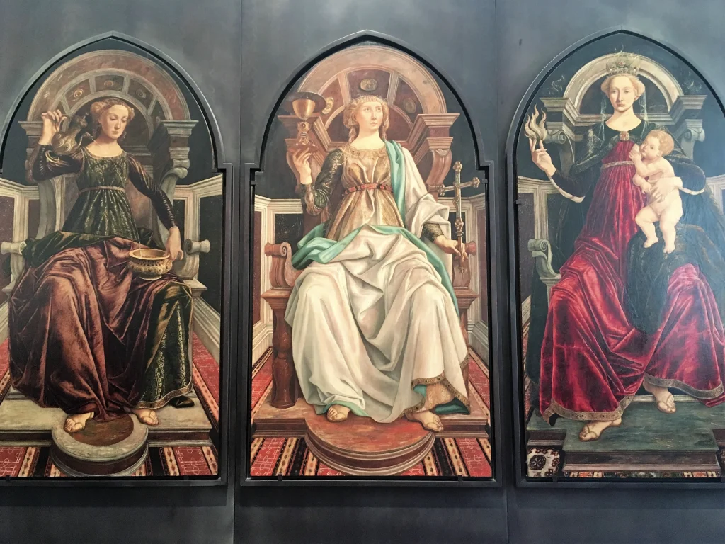 Florence for first-time visitors: Uffizi Gallery art work