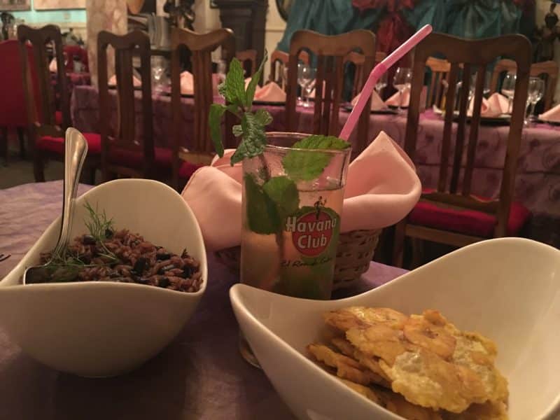 Dining at Havana's Private Paladares San Cristobal