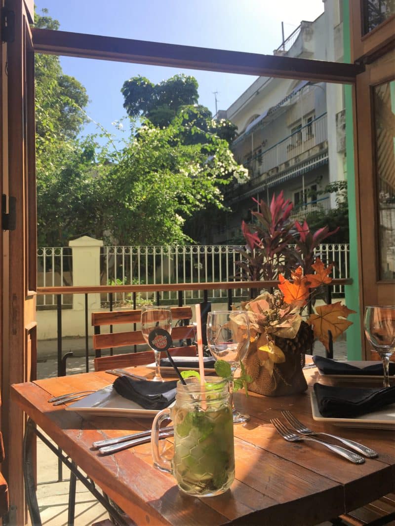 Dining at Havana's Private Paladares Mojito Mojito