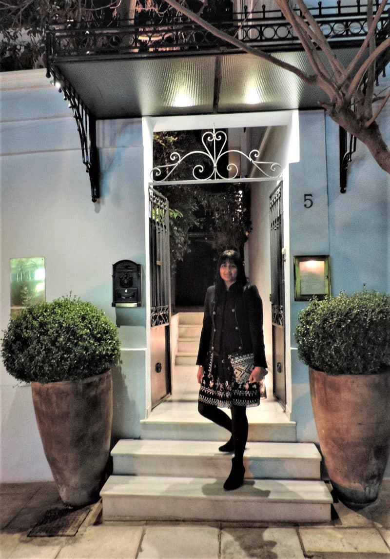 Elegant dining at 2 Michelin Star Spondi in Athens. Spondi Exterior