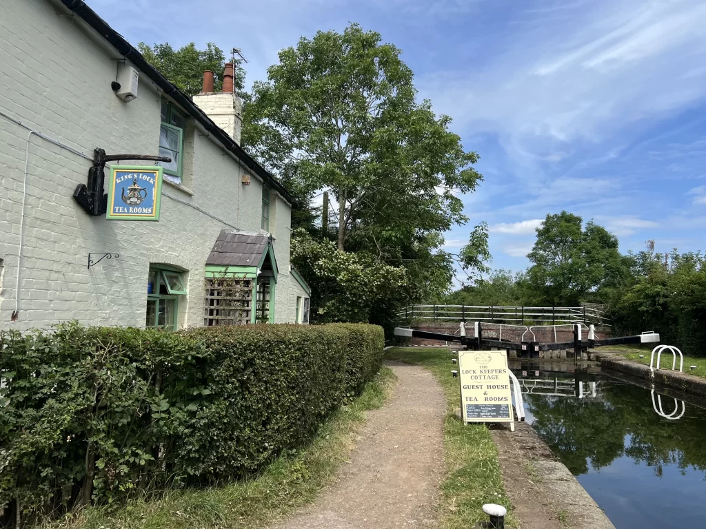 Exterior of King's Lock Tea Rooms in Leicester