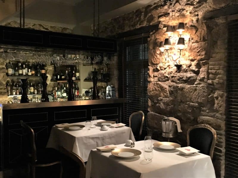 Elegant dining at 2 Michelin Star Spondi in Athens The Restaurant Bar