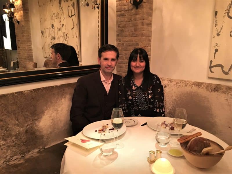 Elegant dining at 2 Michelin Star Spondi in Athens Bejal & Dr C