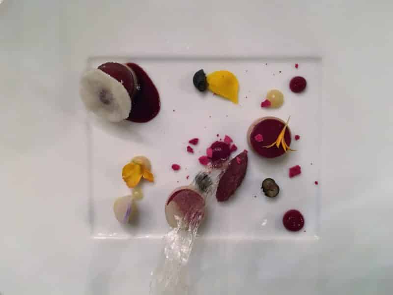 Elegant dining at 2 Michelin Star Spondi in Athens Fois Gras