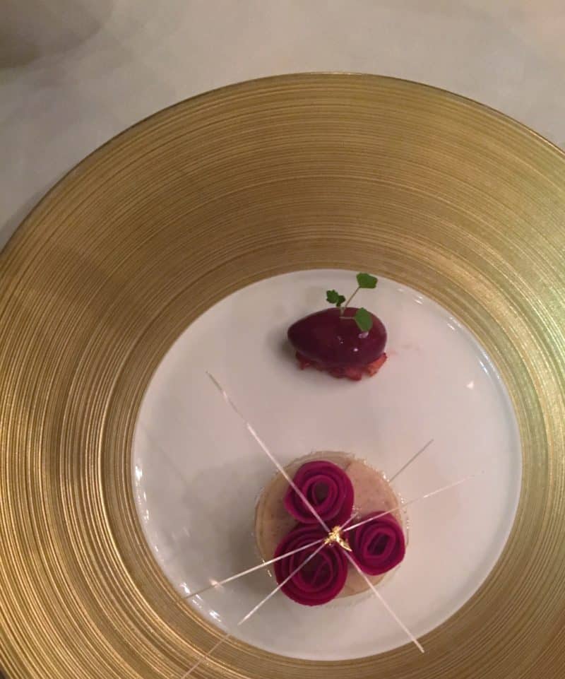 Elegant dining at 2 Michelin Star Spondi in Athens The Valentines Chocolate dessert