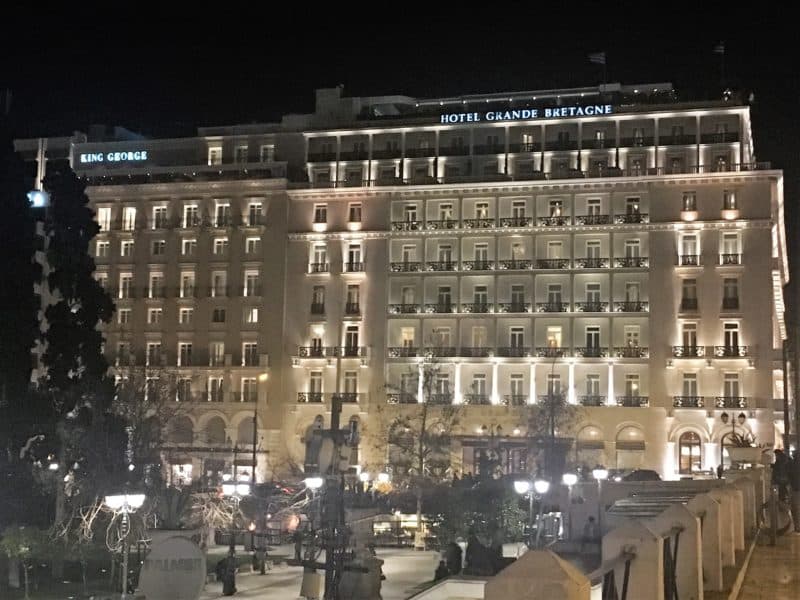Roof Garden at the Grande Bretagne Hotel