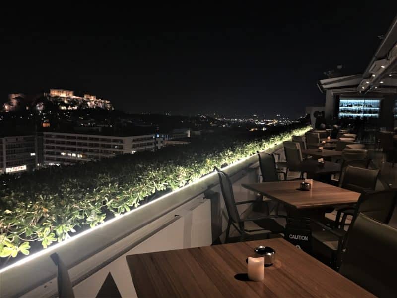 Roof Garden at the Grande Bretagne Hotel