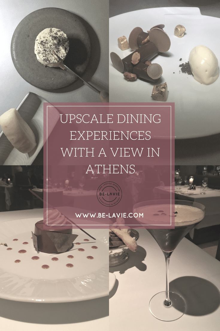 Upscale dining with a view in Athens Pinterest Pin