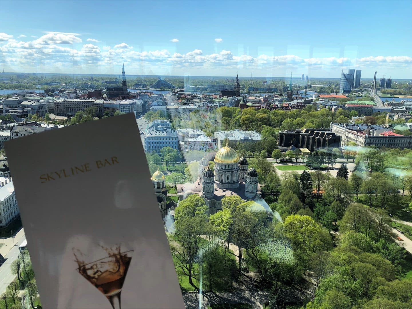 Views from the Skyline Bar Riga during 3 days in Riga 