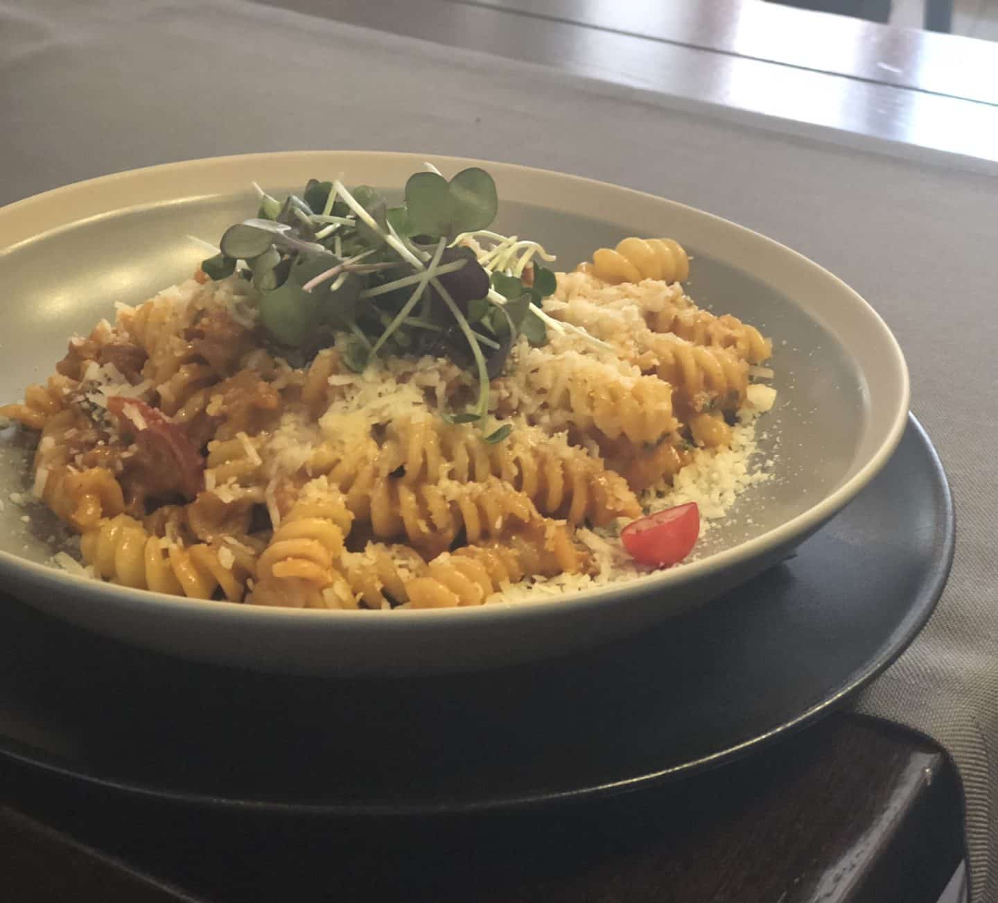 Pasta dish at Domini Canes Restaurant, 3 days in Riga