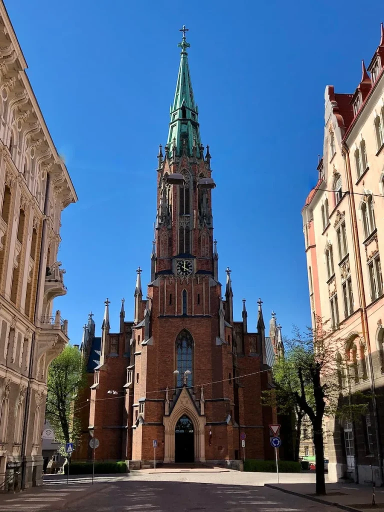 Beautiful church spotted during 3 dasy in Riga walk
