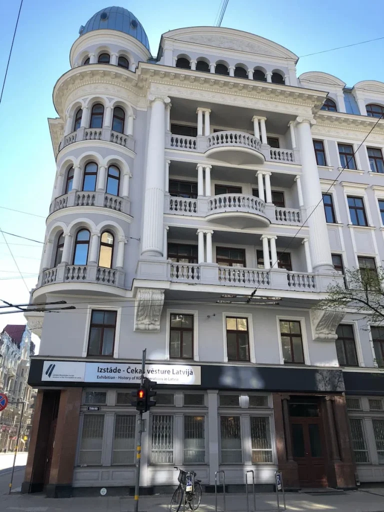 Museum of Occupation of Latvia exterior, Riga