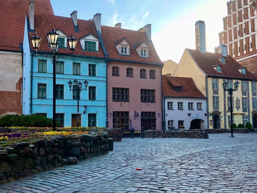 Livu Square colourful architecture with 3 days in Riga