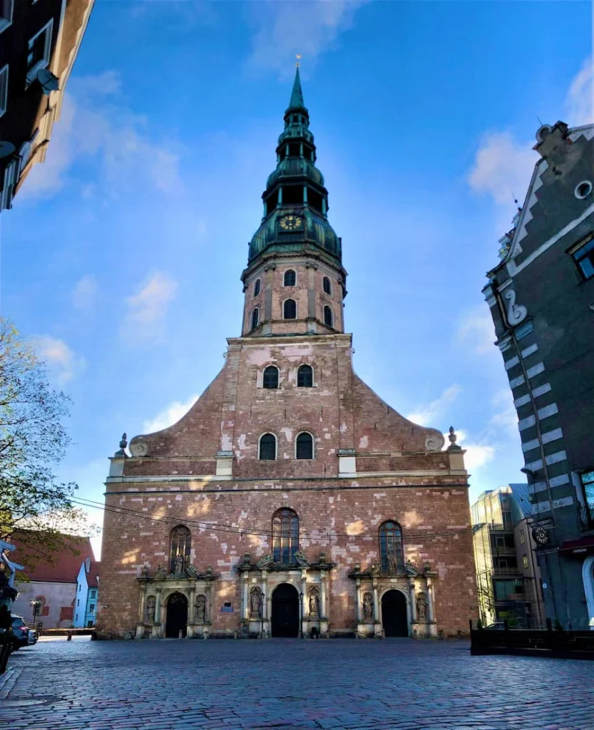 3 Days in Riga, St Peter's Church Exterior