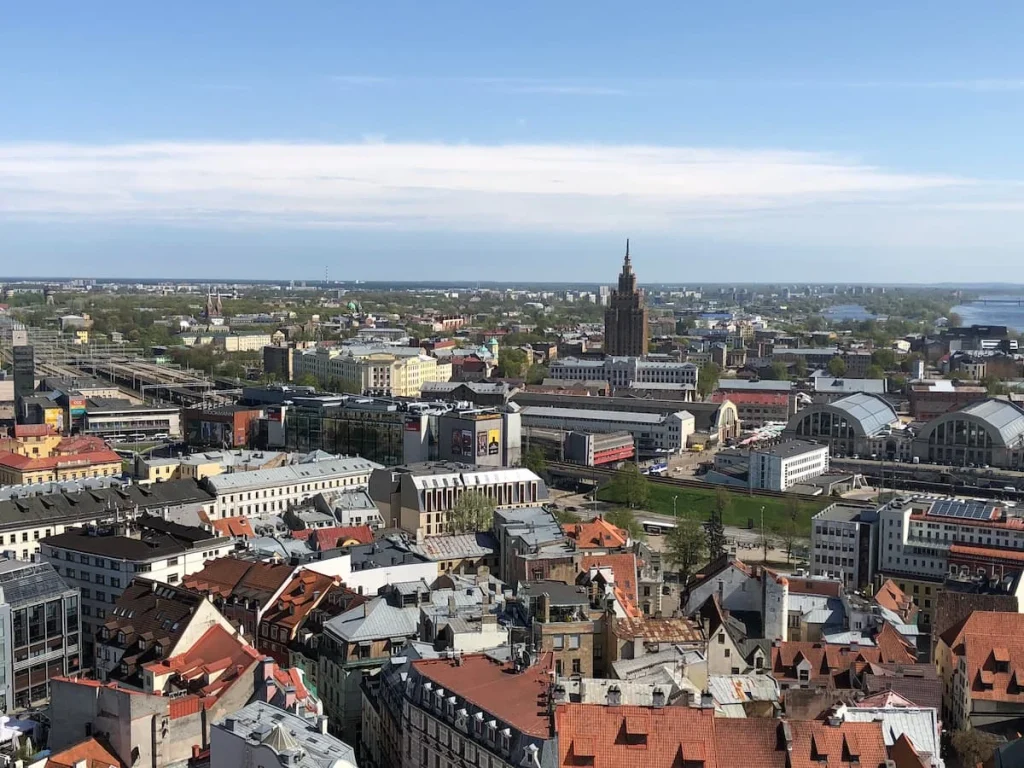 Views from one perspective from St.Peter's Church, Riga