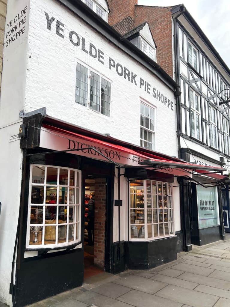 Ye Old Pork Pie Shoppe Frontage