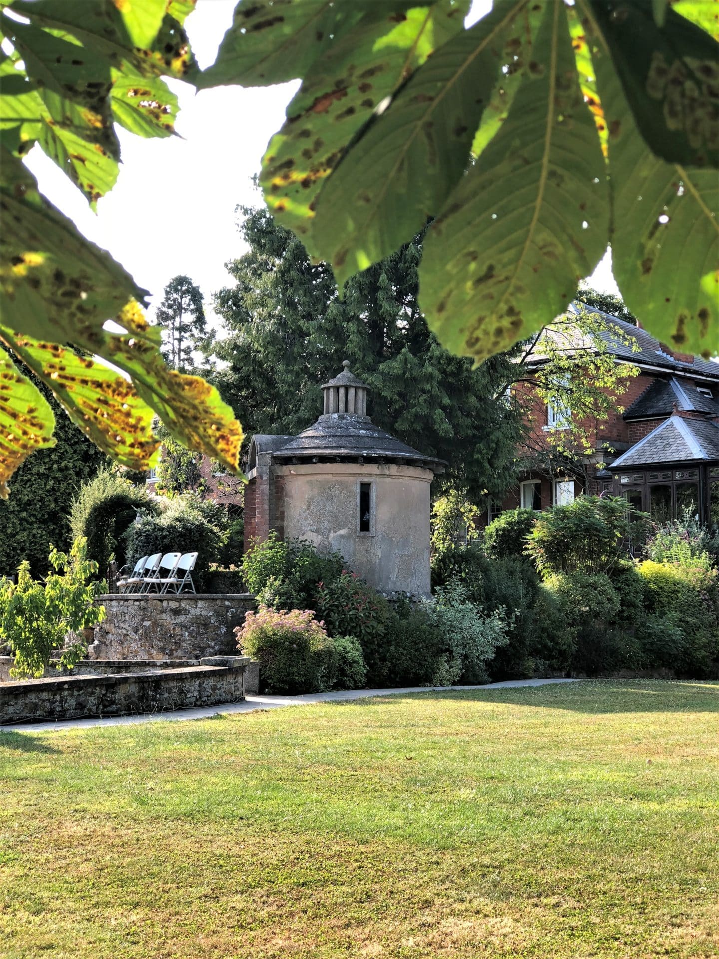 Victorian summer house at Sysonby Knoll Hotel