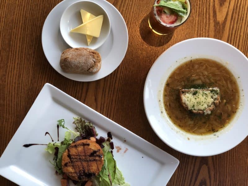 Starters in the restaurant 