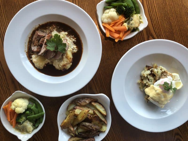 Dinner in the restaurant 