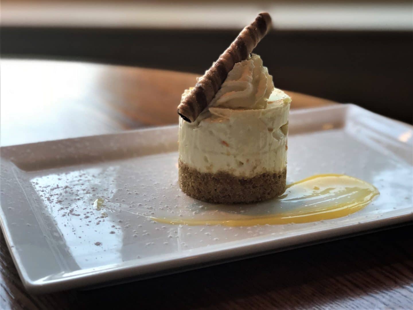 White chocolate orange cheesecake 