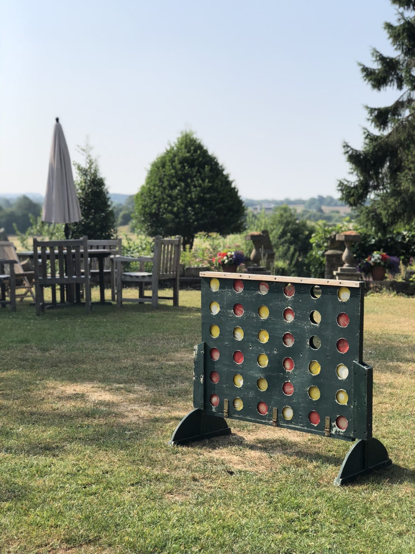 Connect Four garden games 