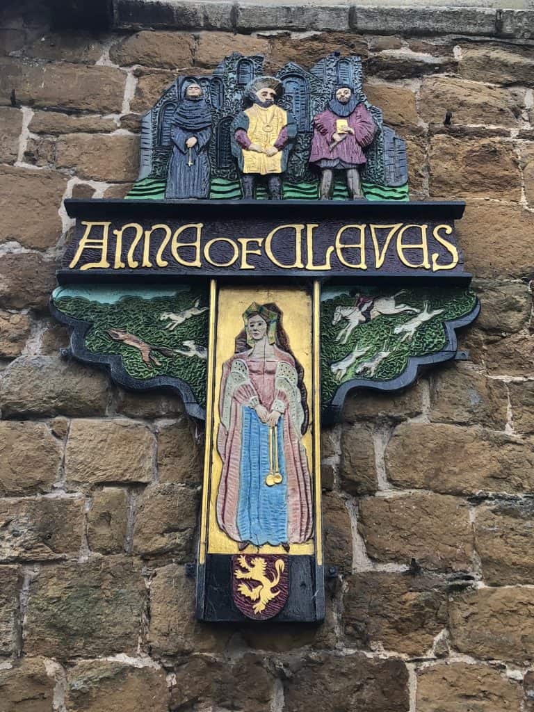 Anne of Cleves sign, Melton Mowbray